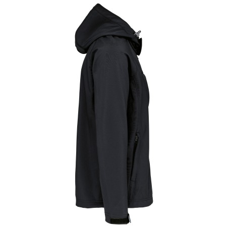Chaqueta softshell con capucha extraíble hombre
