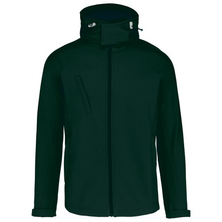 Men\\\'s detachable hooded softshell jacket