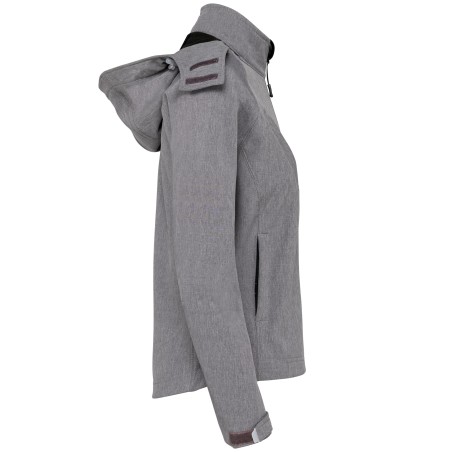 Chaqueta softshell con capucha extraíble mujer