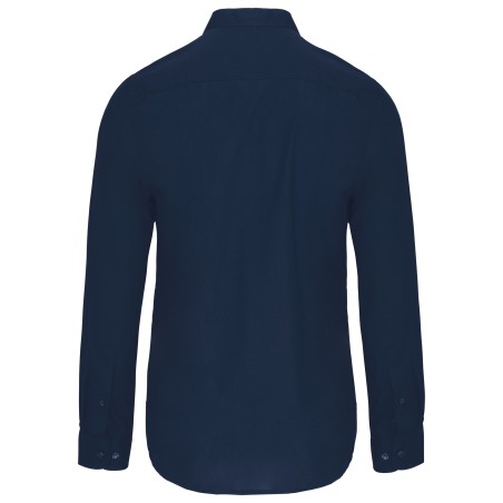 Camisa cuello mao  manga larga hombre