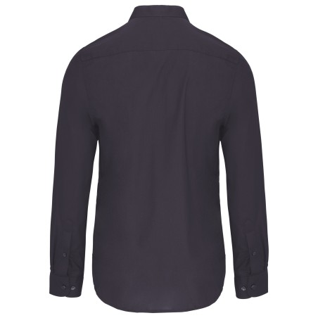 Camisa cuello mao  manga larga hombre
