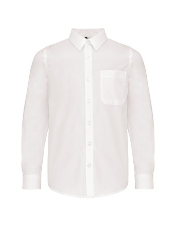 Camisa popelina manga larga niños 2