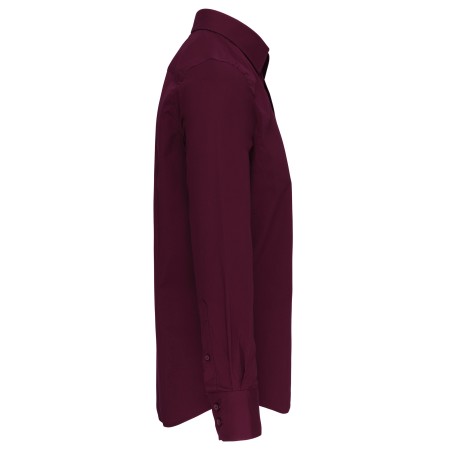 Men\\\'s long-sleeved cotton / elastane shirt