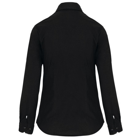 Camisa stretch manga larga mujer