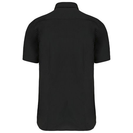 Cotton/elastane short-sleeved shirt