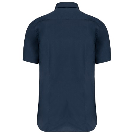 Cotton/elastane short-sleeved shirt