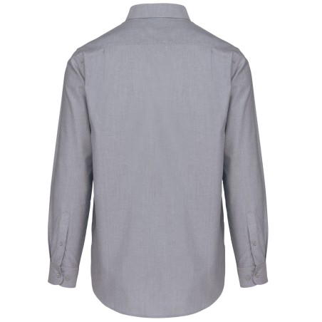 Camisa oxford manga larga hombre