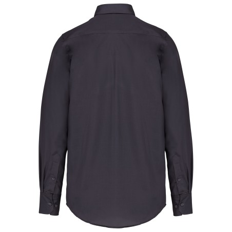 Camisa no-plancha manga larga hombre