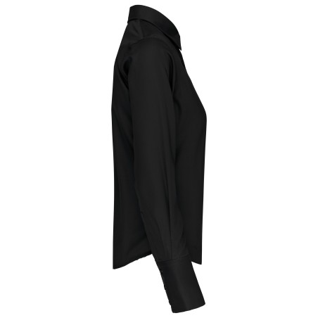 Camisa no-plancha manga larga mujer