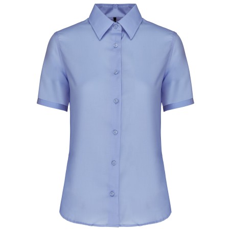 Camisa no-plancha manga corta mujer