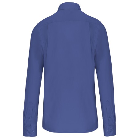 Camisa popelina manga larga hombre