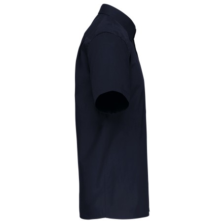 Camisa popelina manga corta hombre