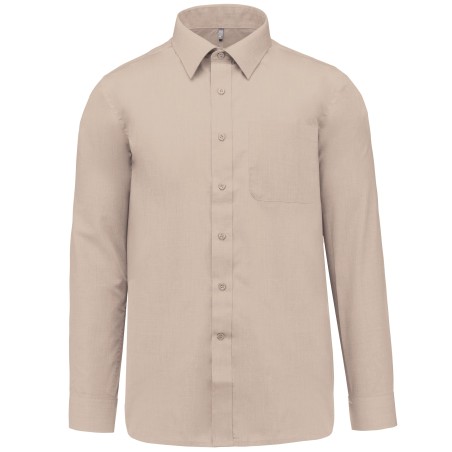 Camisa popelina de polialgodón de fácil cuidado hombre