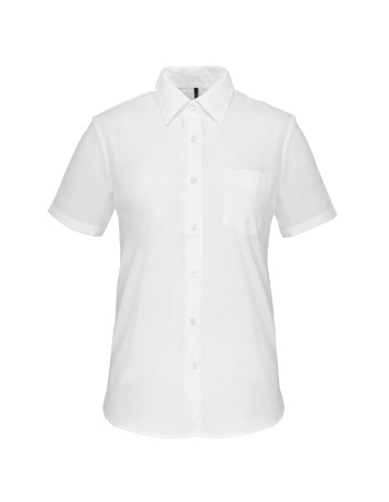 Camisa popelina de polialgodón manga corta de fácil... 2