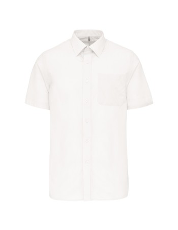 Camisa popelina de polialgodón manga corta de fácil... 2