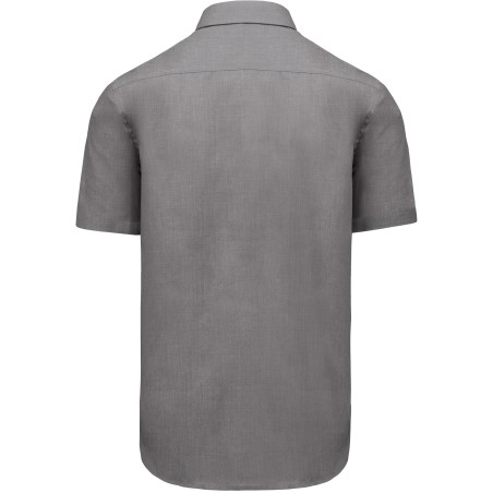 Camisa popelina de polialgodón manga corta de fácil cuidado hombre