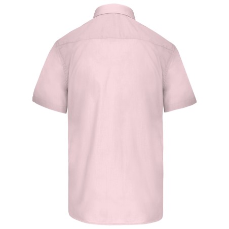 Camisa popelina de polialgodón manga corta de fácil cuidado hombre