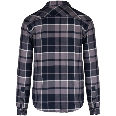 Sherpa-lined checked SHIRT JACKET