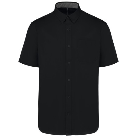 Camisa de algodón Ariana III manga corta hombre