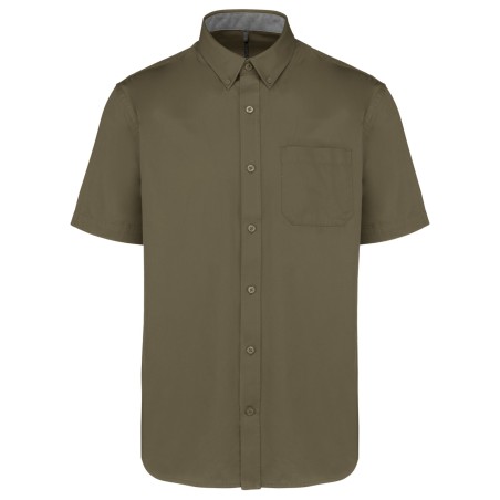 Camisa de algodón Ariana III manga corta hombre