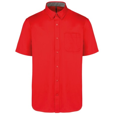 Camisa de algodón Ariana III manga corta hombre
