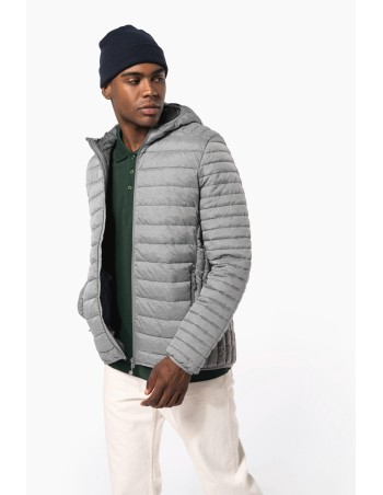 Men\\\'s lightweight hooded padded jacket