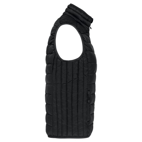 Ladies\\\' lightweight sleeveless padded jacket