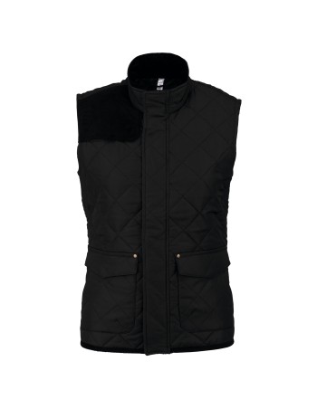 Chaleco acolchado rombos mujer