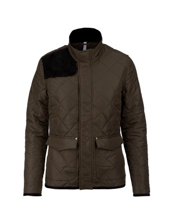 Chaqueta acolchada rombos mujer