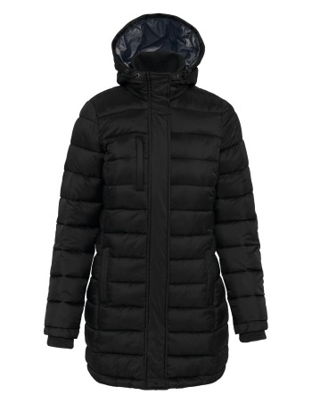 Parka ligera acolchada con capucha para mujer 2
