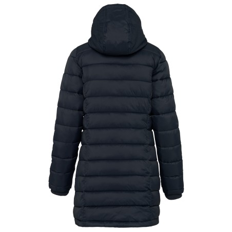 Parka ligera acolchada con capucha para mujer