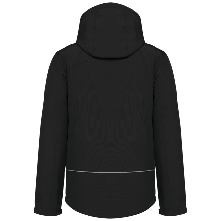 Parka softshell acolchada con capucha hombre
