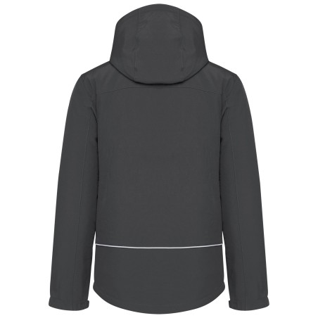 Parka softshell acolchada con capucha hombre