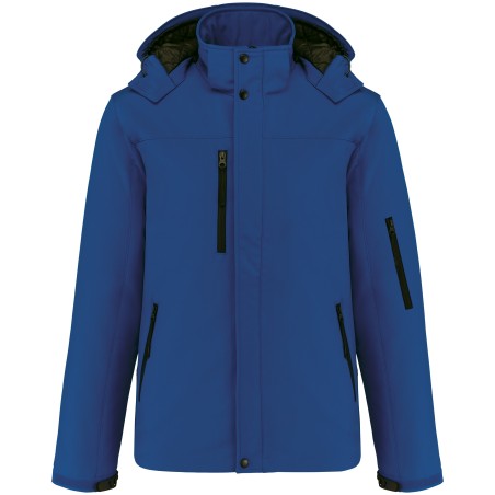 Parka softshell acolchada con capucha hombre
