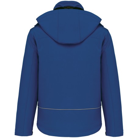 Parka softshell acolchada con capucha hombre