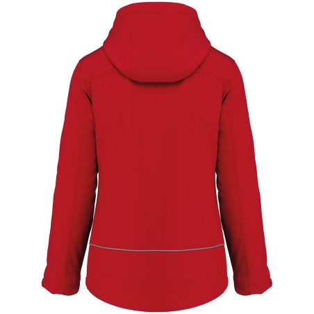 Parka softshell acolchada con capucha mujer