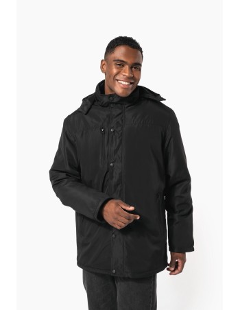 Parka with removable hood