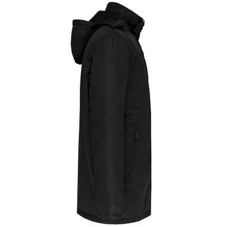 Parka con capucha extraíble
