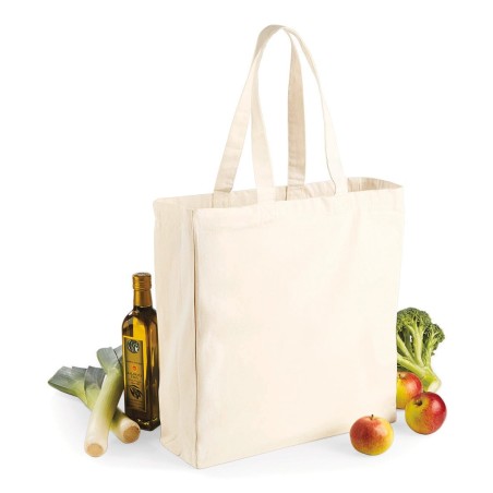 Cotton canvas classic shopper