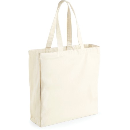Cotton canvas classic shopper