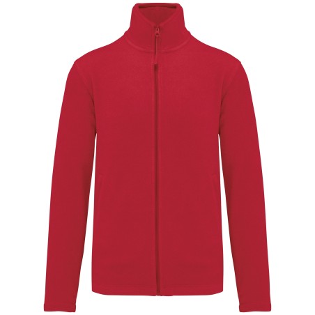 Chaqueta micropolar con cremallera hombre