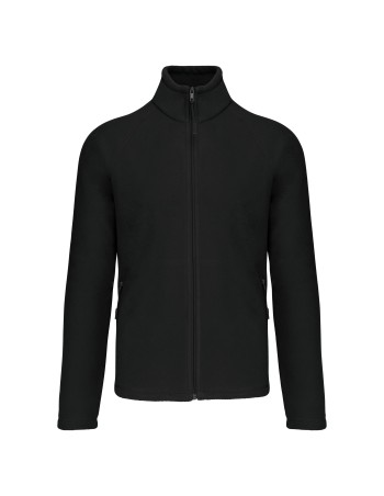 Men\\\'s microfleece zip jacket with raglan sleeves 2