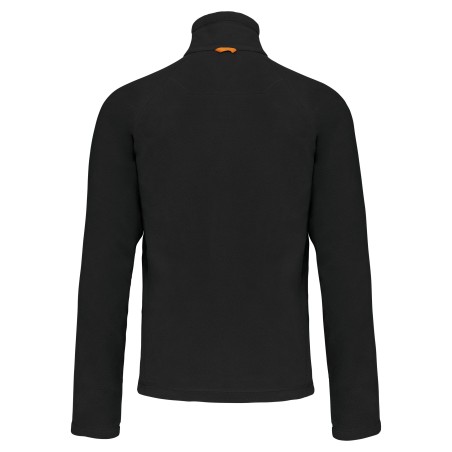 Men\\\'s microfleece zip jacket with raglan sleeves