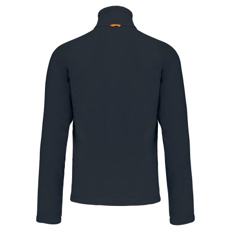Men\\\'s microfleece zip jacket with raglan sleeves