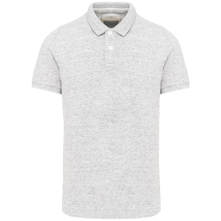Polo vintage manga corta hombre