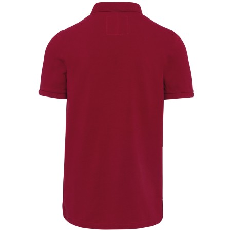Polo vintage manga corta hombre