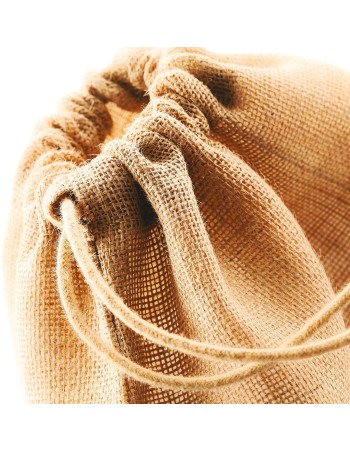 Bolsa de yute con cordones 2