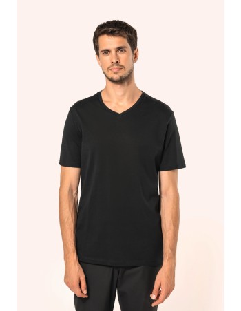 Camiseta Supima® cuello de pico manga corta hombre