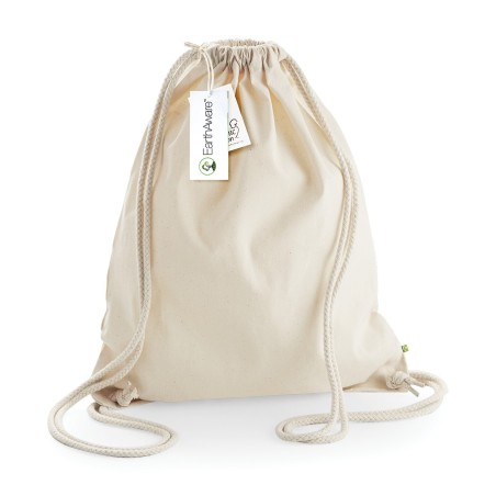 Bolsa de gimnasio EARTHAWARE® - algodón orgánico