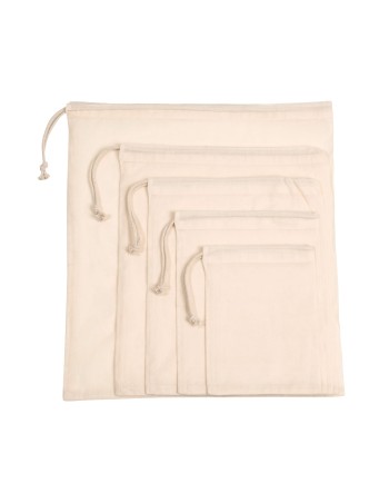 Sliding drawstring in organic cotton